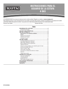 Manual de uso Maytag MGT8800FZ Cocina