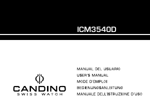 Bedienungsanleitung Candino C4520 Armbanduhr
