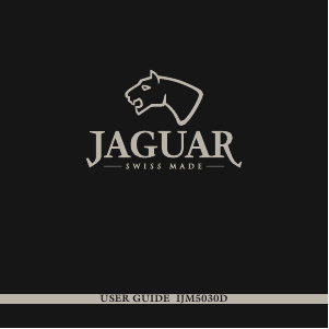 Mode d’emploi Jaguar J816 Montre
