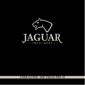 Mode d’emploi Jaguar J657 Montre