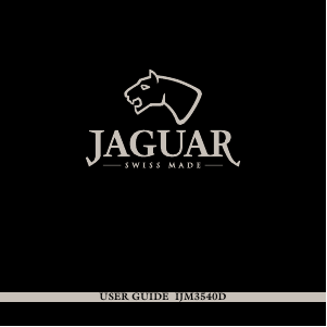 Mode d’emploi Jaguar J665 Montre