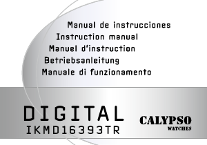Manual Calypso K5735 Relógio de pulso