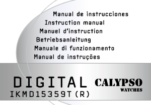 Manual Calypso K5739 Relógio de pulso