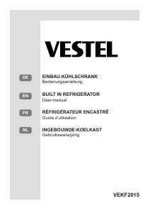 Mode d’emploi Vestel VEKF2015 Réfrigérateur