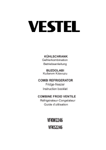 Bruksanvisning Vestel VFKS2246 Kyl-frys