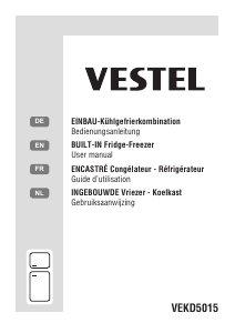 Mode d’emploi Vestel VEKD5015 Réfrigérateur combiné