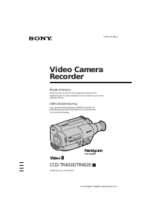 Mode d’emploi Sony CCD-TR401E Caméscope