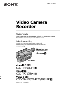 Mode d’emploi Sony CCD-TR417E Caméscope