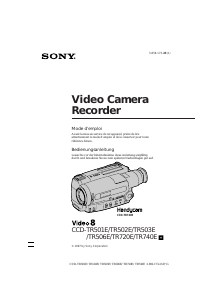 Mode d’emploi Sony CCD-TR501E Caméscope