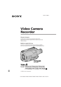 Bedienungsanleitung Sony CCD-TR501E Camcorder