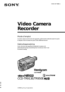 Mode d’emploi Sony CCD-TR950E Caméscope