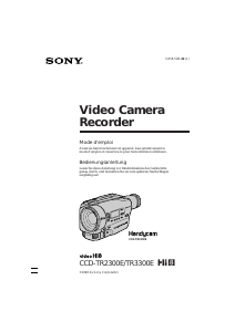 Bedienungsanleitung Sony CCD-TR3300E Camcorder