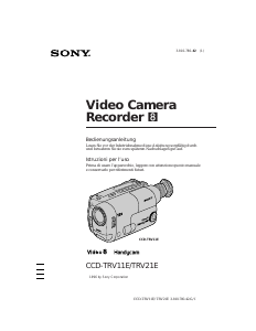 Bedienungsanleitung Sony CCD-TRV11E Camcorder