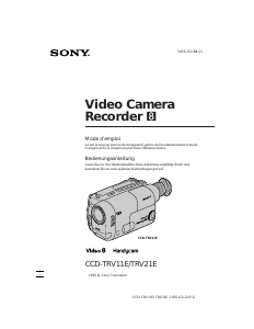 Mode d’emploi Sony CCD-TRV21E Caméscope