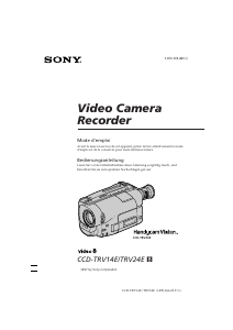 Mode d’emploi Sony CCD-TRV24E Caméscope