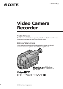 Mode d’emploi Sony CCD-TRV55E Caméscope