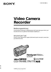 Bedienungsanleitung Sony CCD-TRV77E Camcorder