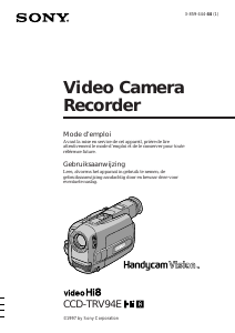 Mode d’emploi Sony CCD-TRV94E Caméscope