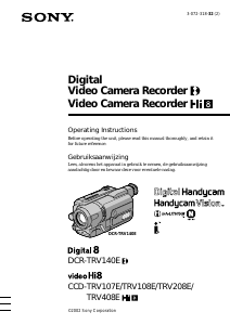 Bruksanvisning Sony CCD-TRV107E Videokamera