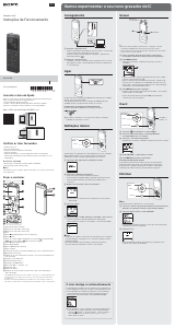 Manual Sony ICD-UX560 Gravador de voz