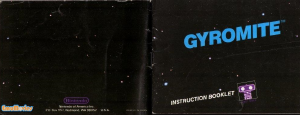 Manual Nintendo NES Gyromite