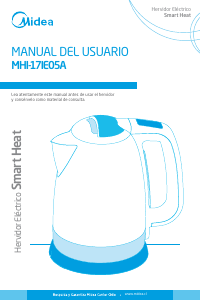 Manual de uso Midea MHI-17IE05A Hervidor