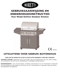 Handleiding Boretti Da Vinci Barbecue