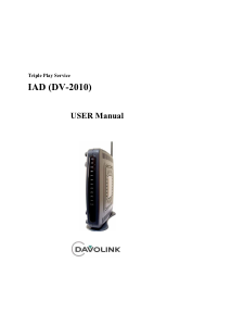 Manual Davolink DV-2010 Router