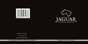 Mode d’emploi Jaguar J627 Montre
