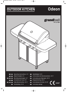 Brugsanvisning Grand Hall Odeon 32 Grill