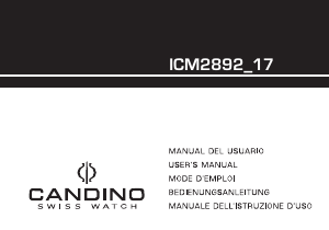 Manuale Candino C4303 Automatic Orologio da polso