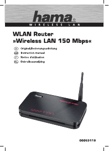 Handleiding Hama N150 Router