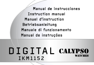 Manual Calypso K5744 Relógio de pulso