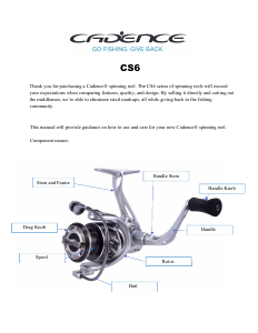 Handleiding Cadence CS6 Vismolen