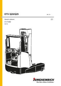 Manuál Jungheinrich ETV Q20 Vysokozdvižný vozík