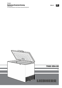 Bedienungsanleitung Liebherr GTP 3156 Gefrierschrank