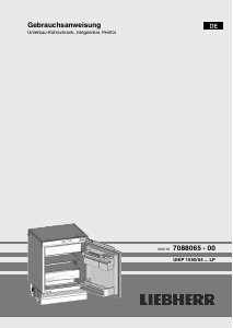 Bedienungsanleitung Liebherr UIKP 1550 Kühlschrank