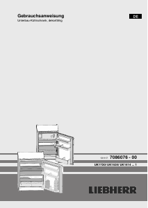 Bedienungsanleitung Liebherr UK 1414 Kühlschrank