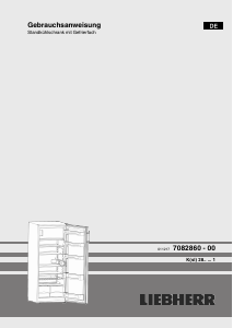 Bedienungsanleitung Liebherr Ksl 2814 Kühlschrank