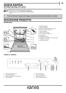 Manuale Ignis GBE 1B19 B Lavastoviglie