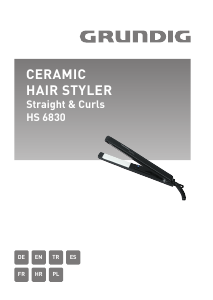 Manual de uso Grundig HS 6830 Plancha de pelo