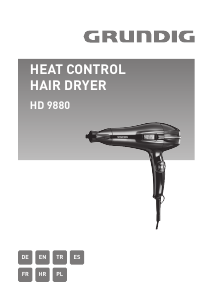 Manual de uso Grundig HD 9880 Secador de pelo