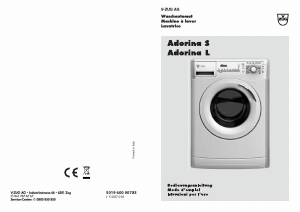 Mode d’emploi V-ZUG Adorina L Lave-linge