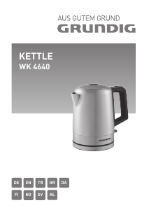 Manual Grundig WK 4640 Kettle