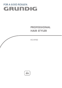 Bedienungsanleitung Grundig HS 8980 Lockenstab