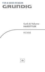 Bedienungsanleitung Grundig HS 3820 Lockenstab