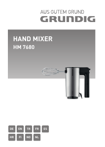 Handleiding Grundig HM 7680 Handmixer