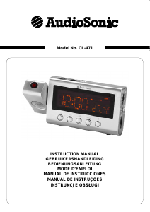 Handleiding AudioSonic CL-471 Wekkerradio