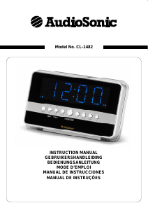 Manual de uso AudioSonic CL-1482 Radiodespertador