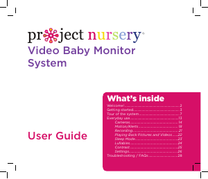Handleiding Project Nursery PNM4-5W01 Babyfoon